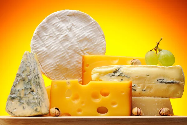 Різні види сиру — стокове фото