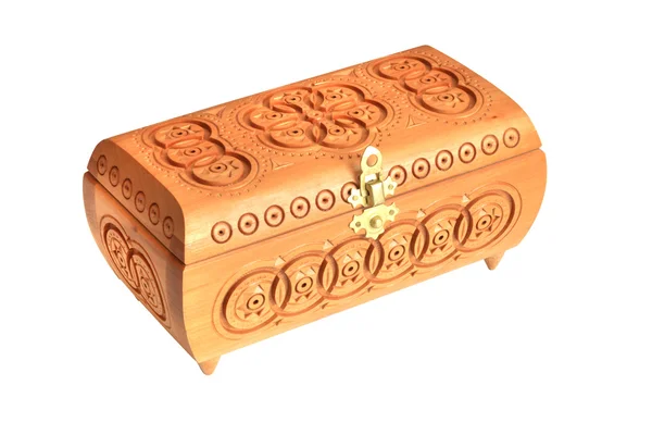 Wooden casket — Stock Photo, Image