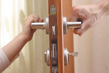 Door lock clipart