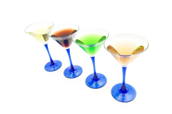 Various cocktails isolated — Stock Photo, Image