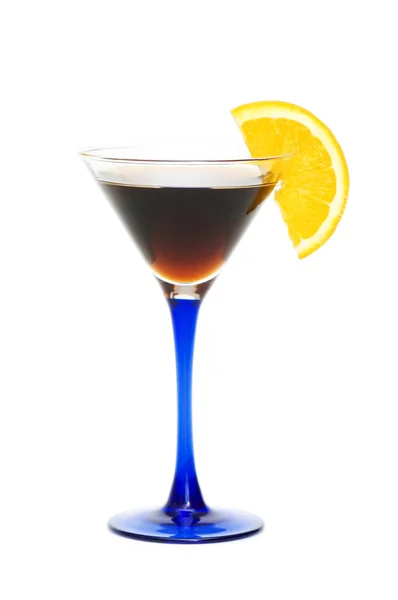 Cocktail with orange isolated — Stock Photo, Image