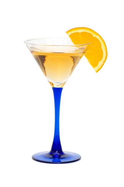 Cocktail with orange isolated — Stock Photo, Image