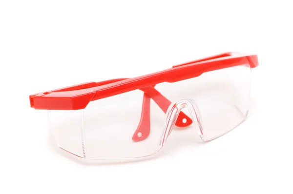 Czerwony na białym tle okulary — Zdjęcie stockowe