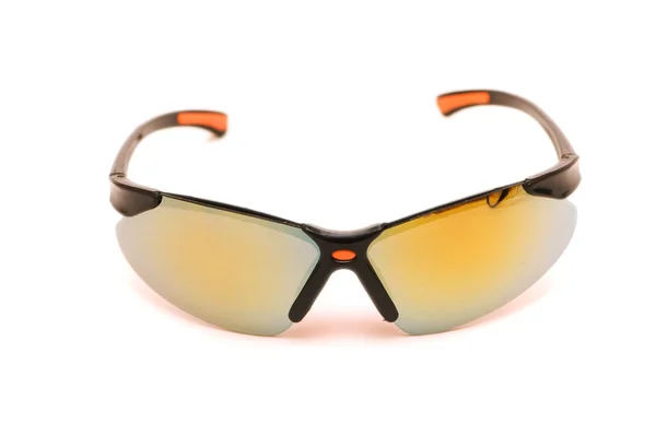 Тоновані сонцезахисні окуляри ізольовані на білому — стокове фото