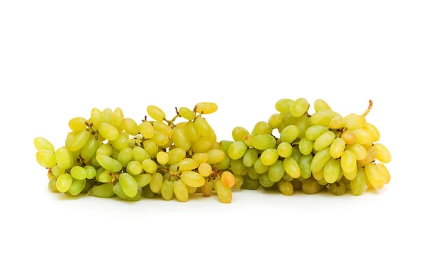 Agrupamento de uvas isoladas no branco — Fotografia de Stock