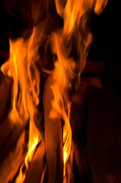 Flammes déconcentrées abstraites — Photo