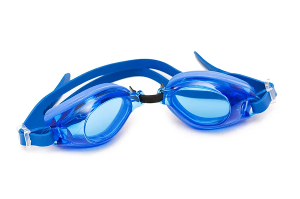 Gafas de natación aisladas en el blanco —  Fotos de Stock