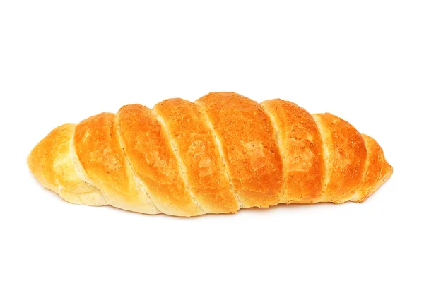 Καρβέλι ψωμί απομονωμένη στο λευκό — Φωτογραφία Αρχείου
