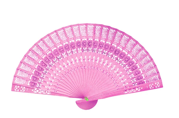 Chinese fan isolated on the white — Stock Photo, Image