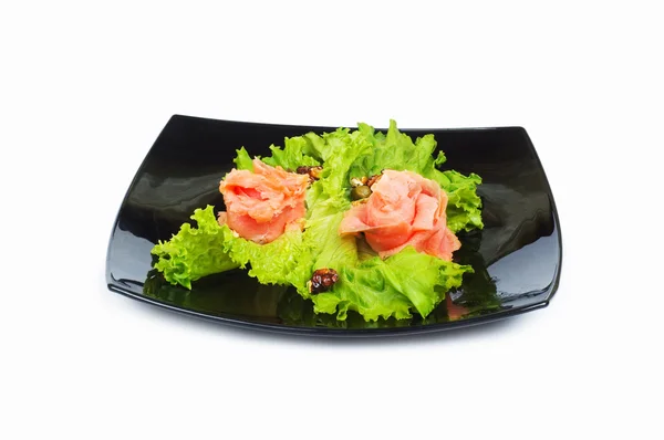 Sushi plate isolated on the white — Stock Photo, Image