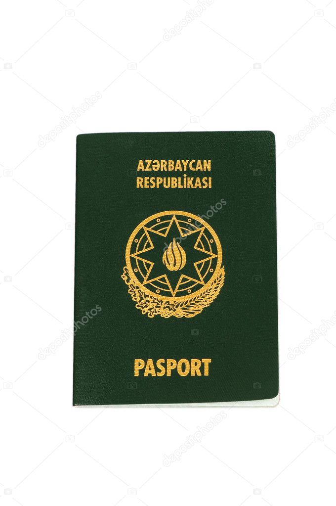 Passport of Azerbaijan isolated