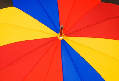 Close up of multi sector umbrella clipart