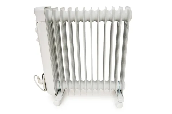 Oil radiator isolated on the white — Stock Photo, Image