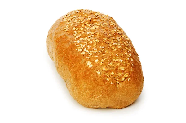 Свіжий хліб ізольований на білому — стокове фото