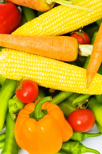 Çeşitli renkli sebze — Stok fotoğraf