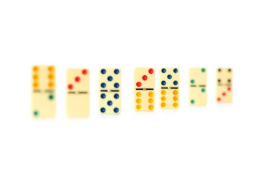 renkli Domino izole