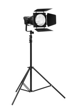Studio lighting isolated on the white clipart
