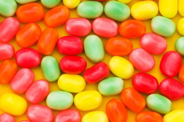 Various dry colourful sweets arranged — Stock Photo, Image