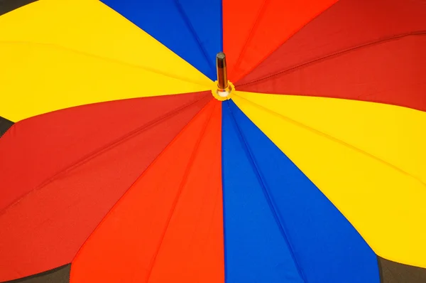 Närbild på multi sektorn paraply — Stockfoto
