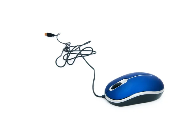 Mouse-ul computerului izolat pe alb — Fotografie, imagine de stoc