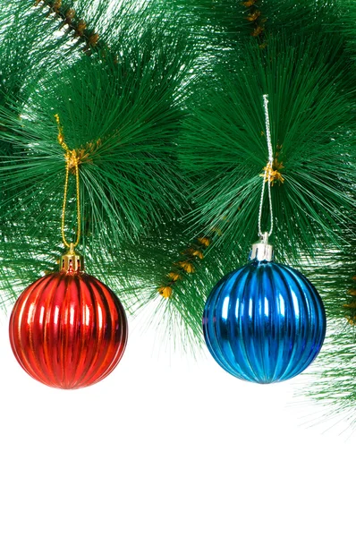 Décoration de Noël sur l'arbre — Photo