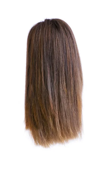 Hår peruk isolerat på vita — Stockfoto