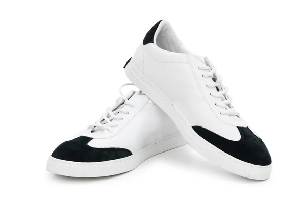 Sapatos curtos isolados no branco — Fotografia de Stock