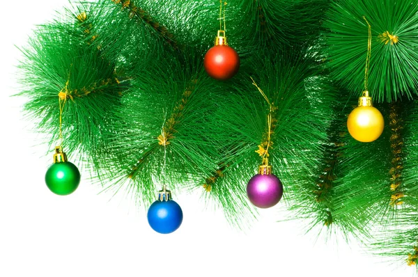 Vánoční dekorace na stromě — Stock fotografie