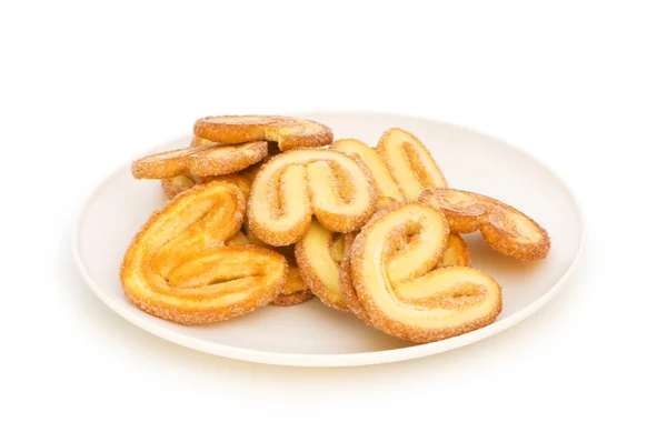 Свіже печиво ізольовано на білому — стокове фото