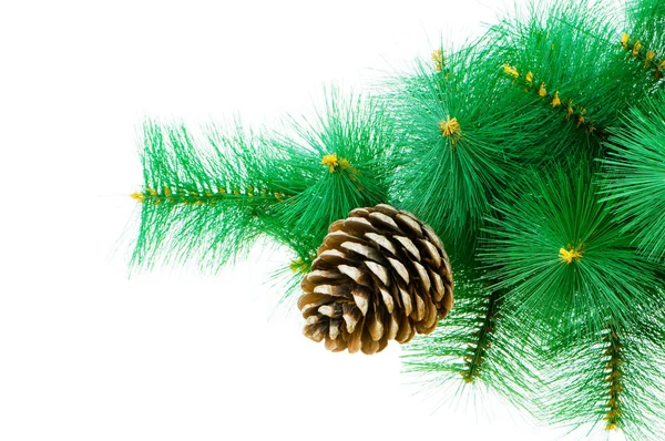 Karácsonyfa elszigetelt a fehér — Stock Fotó