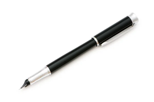 书写笔在白色隔离 — 图库照片