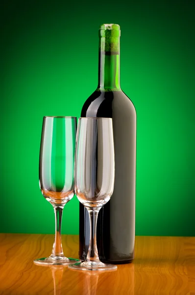 Концепція вина з градієнтом — стокове фото