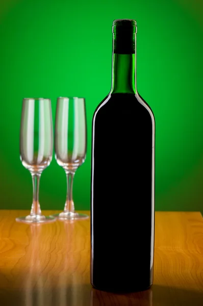 Wijnconcept met kleurovergang — Stockfoto