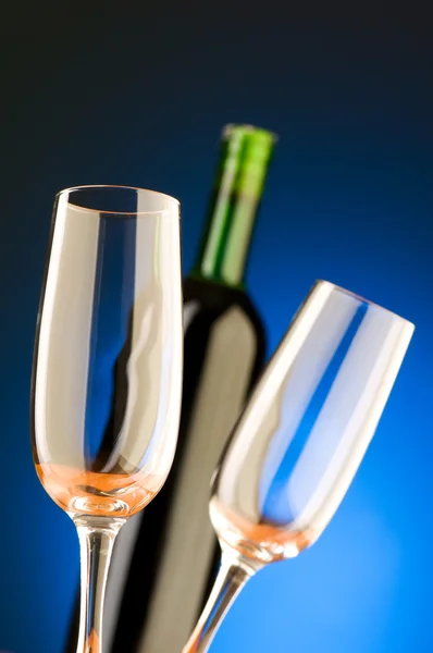 Concepto de vino con gradiente —  Fotos de Stock