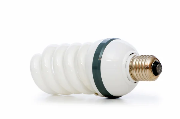 Energisparande lampa isolerade — Stockfoto