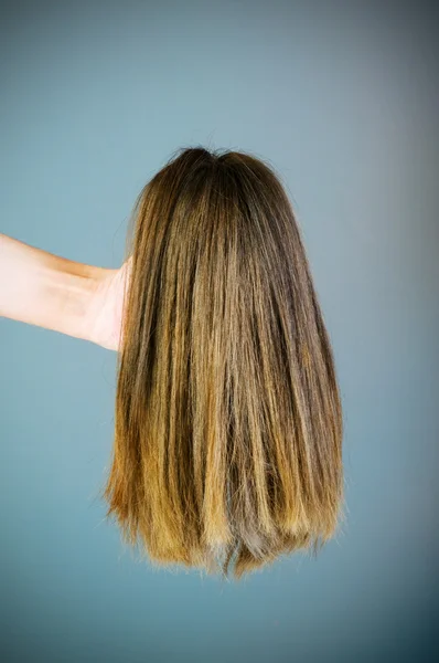 Saç peruk arka planı — Stok fotoğraf