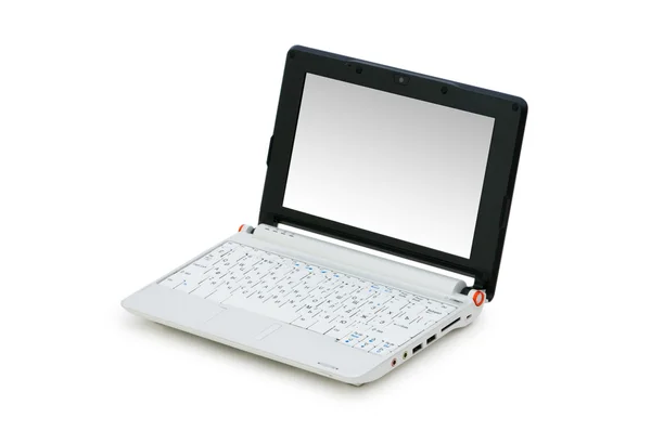 Netbook elegante isolado no branco — Fotografia de Stock