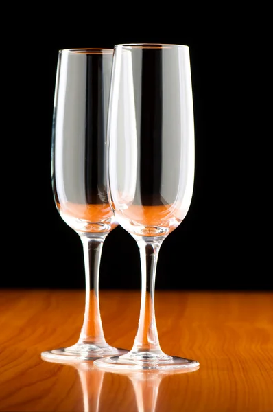 ワイングラスを背景 — ストック写真