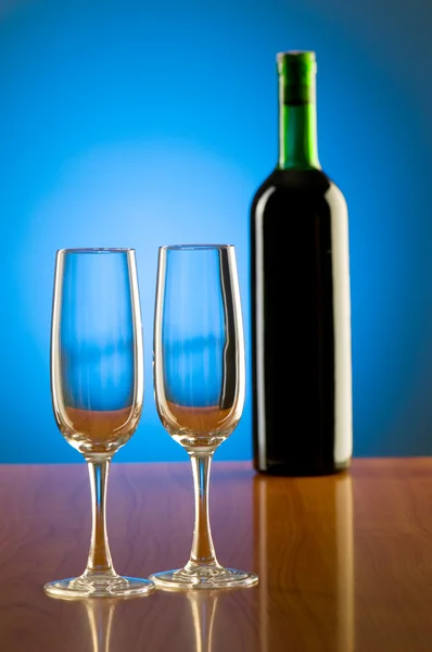Concepto de vino con gradiente —  Fotos de Stock