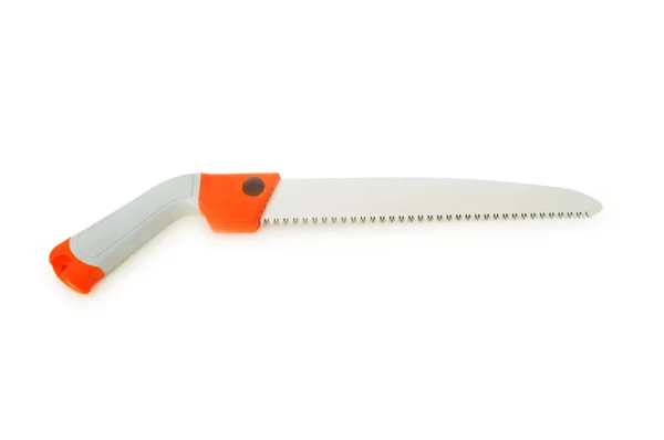 Hand saw isolated on the white — Stock Photo, Image