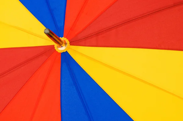 Крупный план многосекторного зонтика — стоковое фото