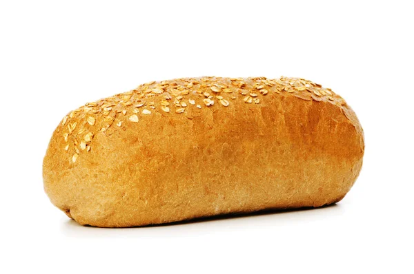 Pane fresco isolato sul bianco — Foto Stock