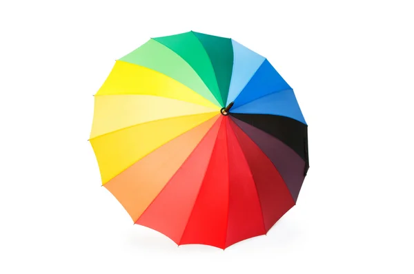 Барвисті парасольки, ізольовані — стокове фото