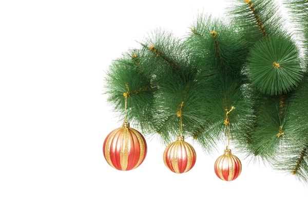 Christmas decoration on the tree Royalty Free Stock Images