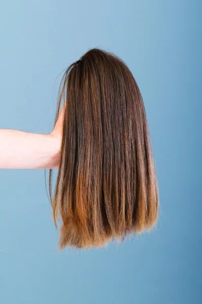 Saç peruk arka planı — Stok fotoğraf