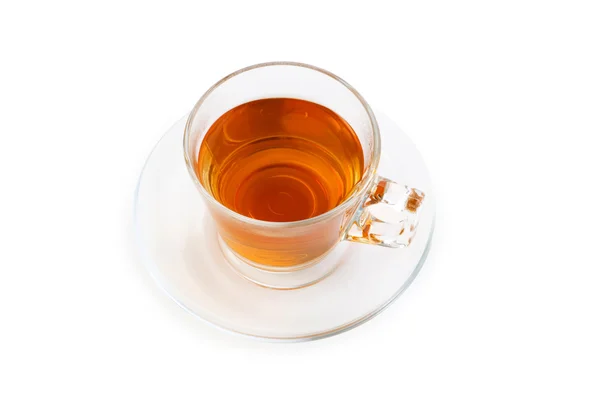 Φλιτζάνι τσάι απομονωμένη στο λευκό — Φωτογραφία Αρχείου