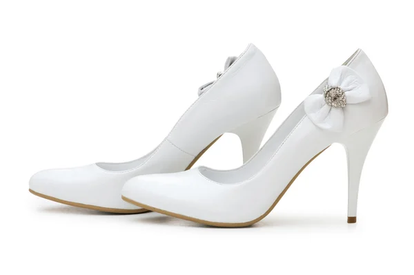 Женщина обувь изолированы на белом — стоковое фото