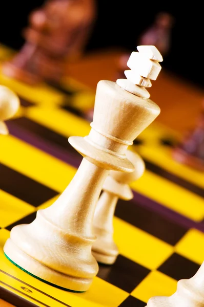 部分とのチェスの概念 — ストック写真