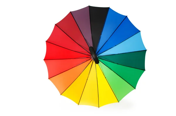 五颜六色的伞隔离 — 图库照片