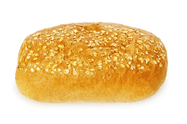 Čerstvý chléb izolovaný na bílém — Stock fotografie